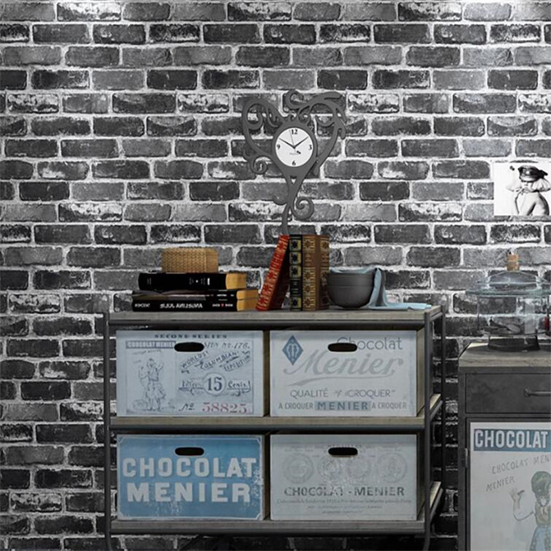 Commercial Wallpaper Printing - Wallpaper Pola Bata Merah Vintage Simulasi