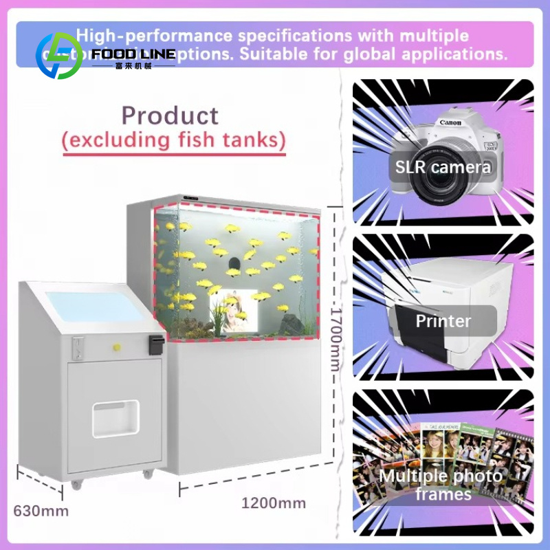 Commercial Photo Printing Kiosk - Photo Booth Otomatis Bertenaga AI yang