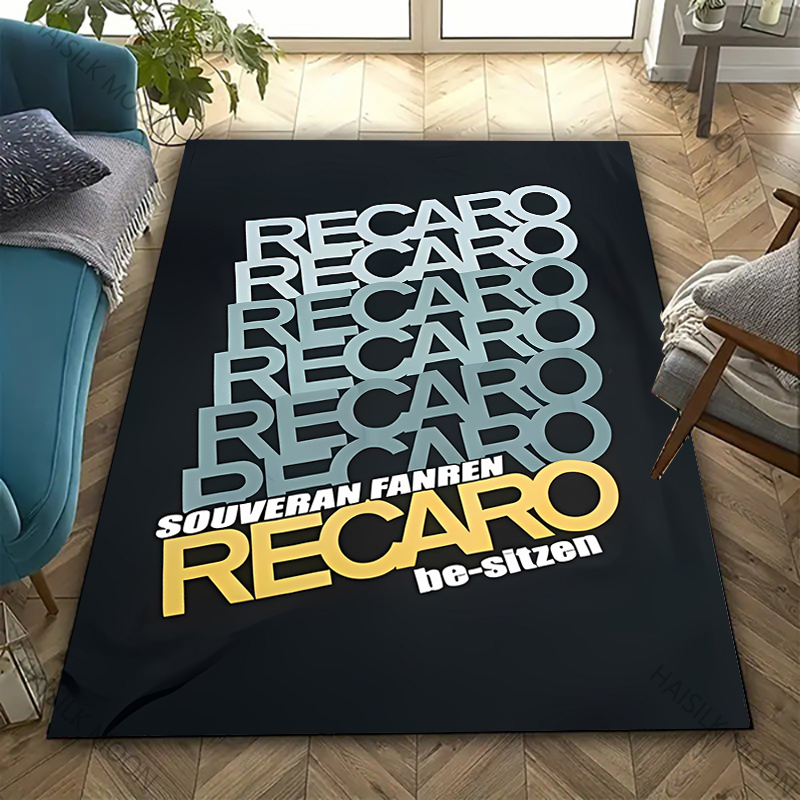 Commercial Printing Logo - Karpet Cetak Pola Logo R-Recaro 13
