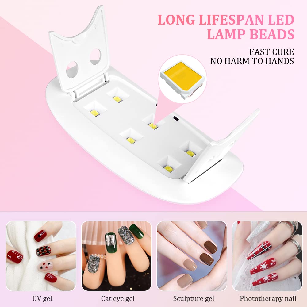 Lampu Kuku UV LED Portabel 6W  - Exposure Unit Uv ulasan dan harga