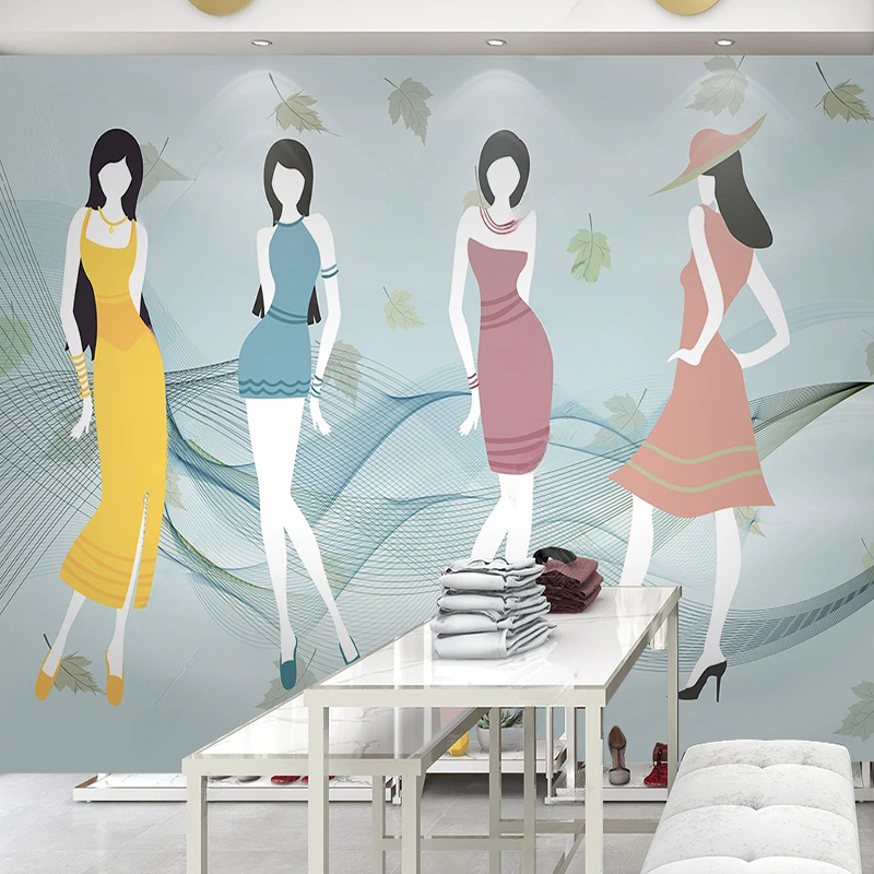 Mural kustom dekorasi Modern d - Commercial Wallpaper Printing ulasan dan harga