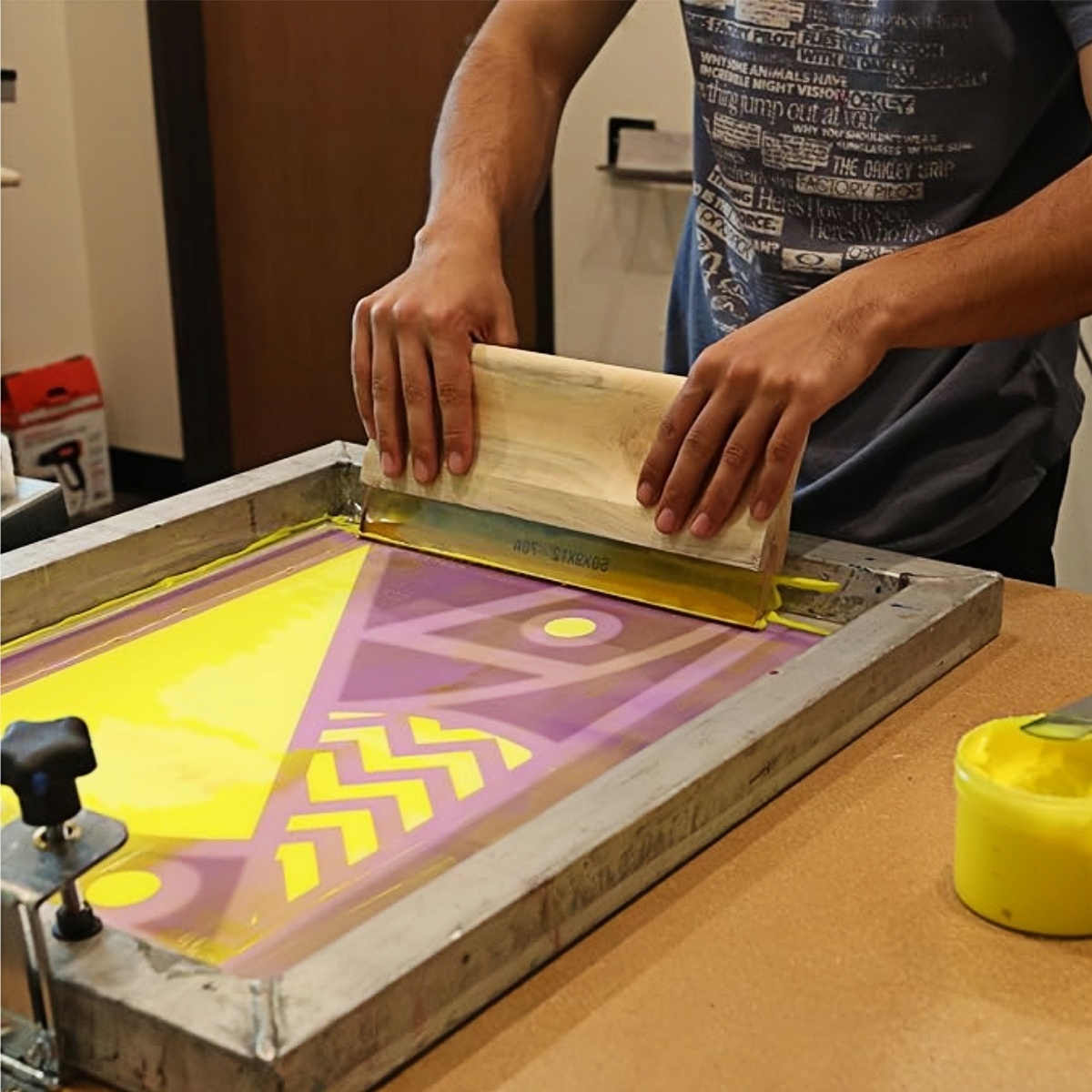 Bingkai Layar Sutra Aluminium  - Screen Printing Frame Mesh ulasan dan harga