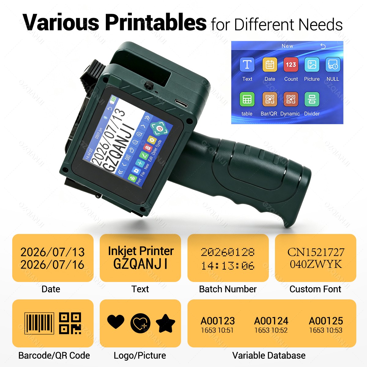 Printer Inkjet Mini Bluetooth  - Commercial Printing Logo ulasan dan harga